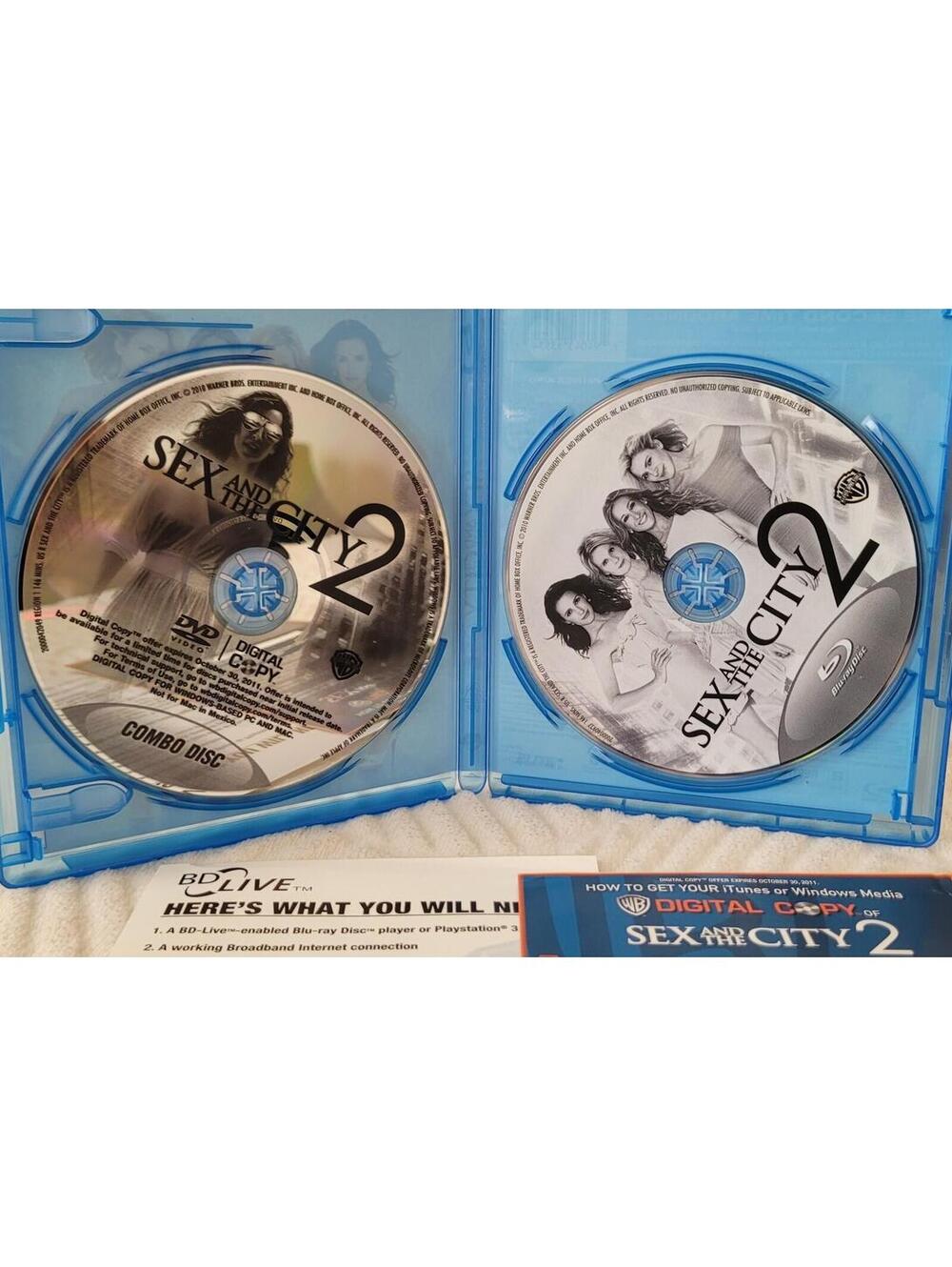 Sex and The City 2 Movie [ Blu-ray-DVD-Digital 2010 ] W Slip Cover. Sarah Parker - Picture 3 of 6